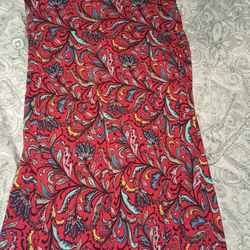 Multi color maxi skirt